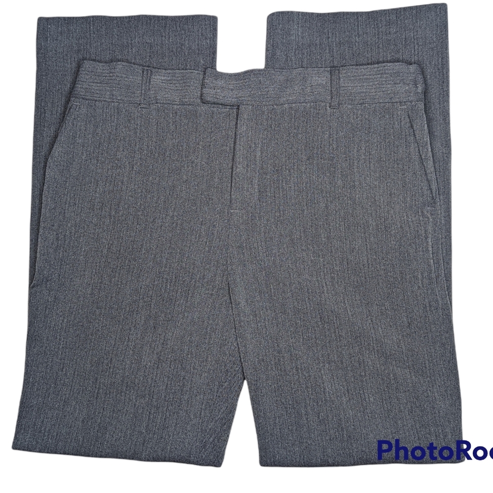 Duo Gray Straight Leg Dress Pants Size Medium